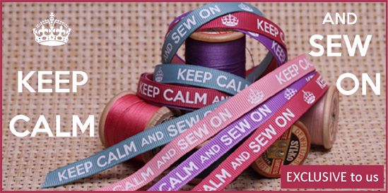 keep calm and carry on ribbon